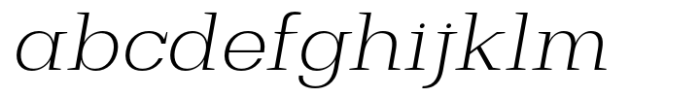Bodrum Slab 12 Extra Light Italic FONT