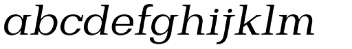 Bodrum Slab 14 Regular Italic Font LOWERCASE
