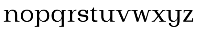 Bodrum Slab 14 Regular Font LOWERCASE
