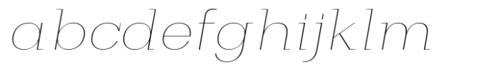 Bodrum Style 10 Hairline Italic FONT