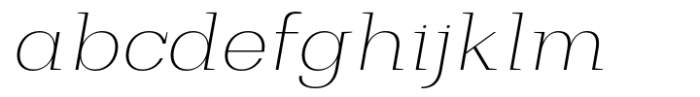 Bodrum Style 11 Thin Italic FONT