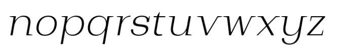 Bodrum Style 12 Extra Light Italic Font LOWERCASE