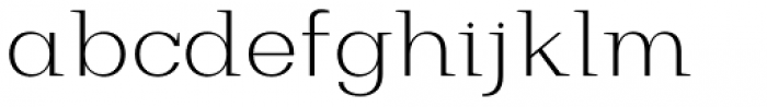 Bodrum Style 12 Extra Light Font LOWERCASE
