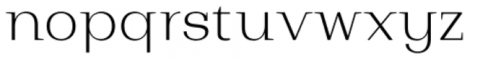 Bodrum Style 12 Extra Light Font LOWERCASE