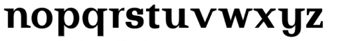 Bodrum Style 17 Extra Bold Font LOWERCASE