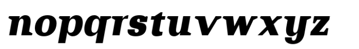Bodrum Style 19 Black Italic Font LOWERCASE