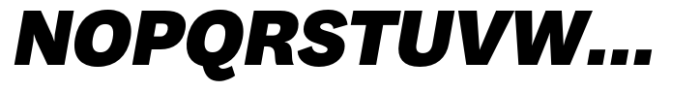 Body Grotesque Extra Bold Italic Font UPPERCASE