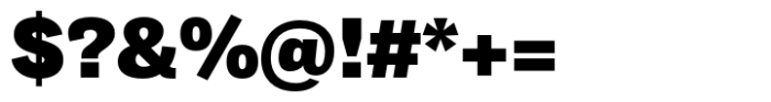 Body Grotesque Extra Bold Font OTHER CHARS