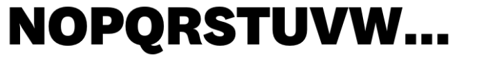 Body Grotesque Extra Bold Font UPPERCASE