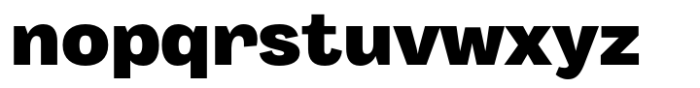 Body Grotesque Extra Bold Font LOWERCASE