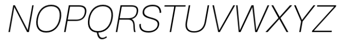 Body Grotesque Fit Light Italic Font UPPERCASE