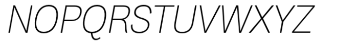 Body Grotesque Light Italic Font UPPERCASE