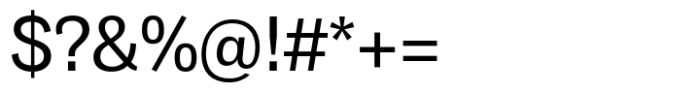 Body Grotesque Regular Font OTHER CHARS