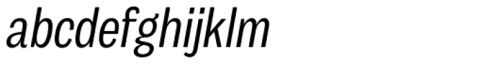 Body Grotesque Slim Italic Font LOWERCASE