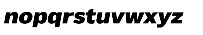 Body Text Extra Bold Italic Font LOWERCASE
