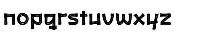 Bodysport Regular Font LOWERCASE