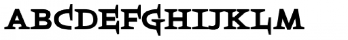Boeotian Bold Font LOWERCASE