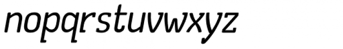 Boffin Thin Italic Font LOWERCASE
