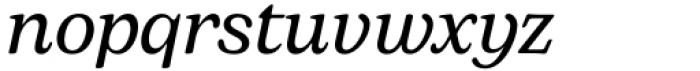 Bogart Italic Font LOWERCASE