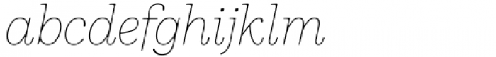 Bogart Variable Italic Font LOWERCASE