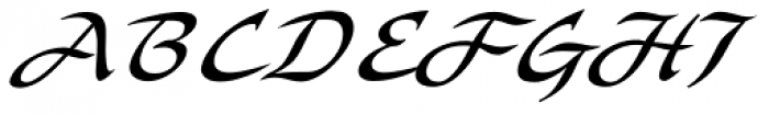 Bogdan Siczowy Cursive Font UPPERCASE