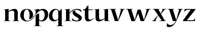 Bogesta Font LOWERCASE