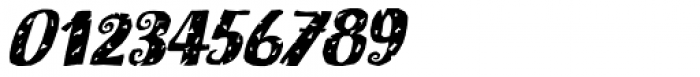 Bogeyman Eroded Italic Font OTHER CHARS
