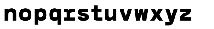Bogita Mono Black Font LOWERCASE