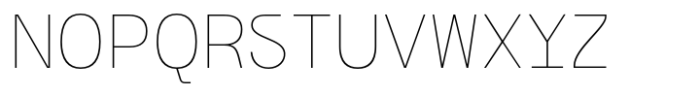 Bogita Mono Thin Font UPPERCASE