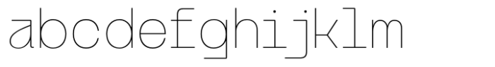 Bogita Mono Thin FONT
