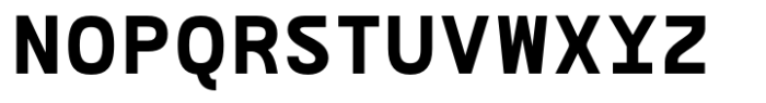Bogita Mono Ultra Bold Font UPPERCASE