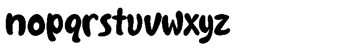 Bogobit Font LOWERCASE