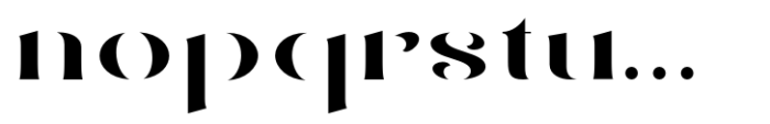 Bogosa Font LOWERCASE