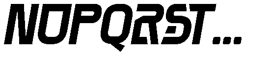 Bogra Italic Font UPPERCASE