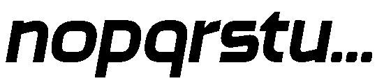 Bogra Italic Font LOWERCASE