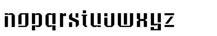 Bogswa Medium Font LOWERCASE