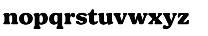 Bogue Black Font LOWERCASE