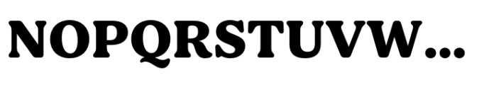 Bogue Extrabold Font UPPERCASE