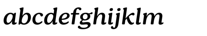 Bogue Medium Italic FONT
