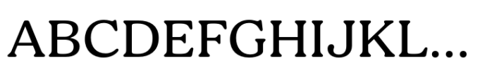 Bogue Regular Font UPPERCASE