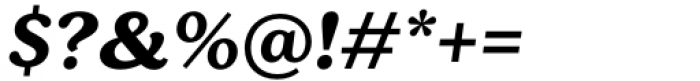 Bogue Slab Bold Italic Font OTHER CHARS