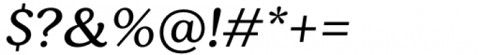 Bogue Slab Italic Font OTHER CHARS