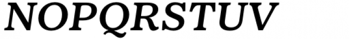 Bogue Slab Medium Italic Font UPPERCASE