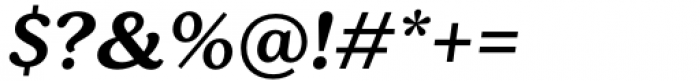 Bogue Slab Semibold Italic Font OTHER CHARS