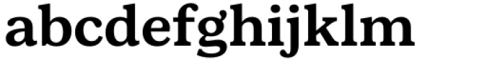 Bogue Slab Semibold Font LOWERCASE