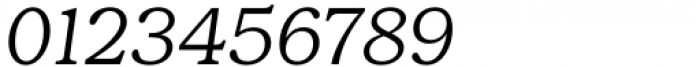 Bogue Slab Thin Italic Font OTHER CHARS
