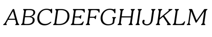 Bogue Thin Italic Font UPPERCASE
