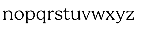 Bogue Thin Font LOWERCASE