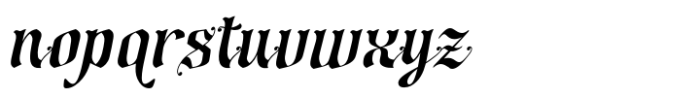 Bogurtlen Italic Font LOWERCASE