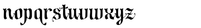 Bogurtlen Regular Font LOWERCASE